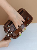 شوزبگ چرم طبیعی مدل کوروش